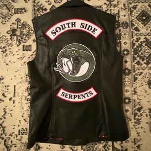 Riverdale Southside Serpents Leather Vest